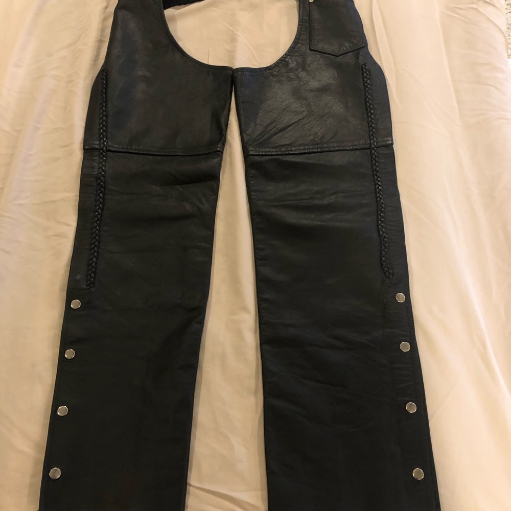 Woman’s leather chaps